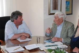 Jordan Zahar na obisku pri županu